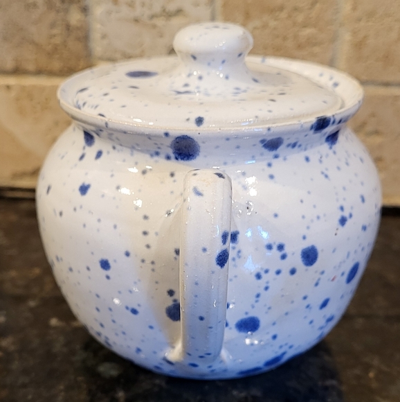 Nell Cole Graves - J.B. Cole Seagrove, NC White and Blue Sugar Bowl 1994 Age 85 - Picture 3 of 16